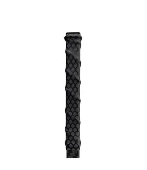 Empuñadura negra de silicona termorretráctil para stick de hockey