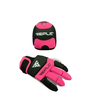 Replic Minion Rosa Fluor (guants i genolleres) XXS