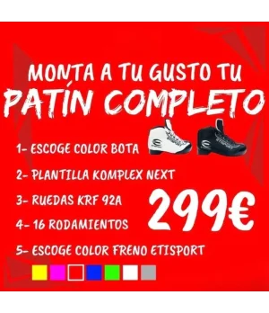 Patí complet Etisport (Talles 38 a 46)