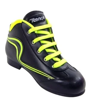 BOTA RENO HOCKEY INICIACIÓN Negro-Amarillo Fluor (nº28 a 37) en