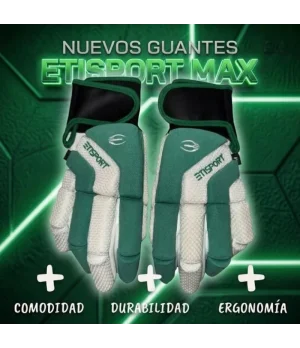 Guants Hoquei Patins Etisport MAX Talla XL Color Verd