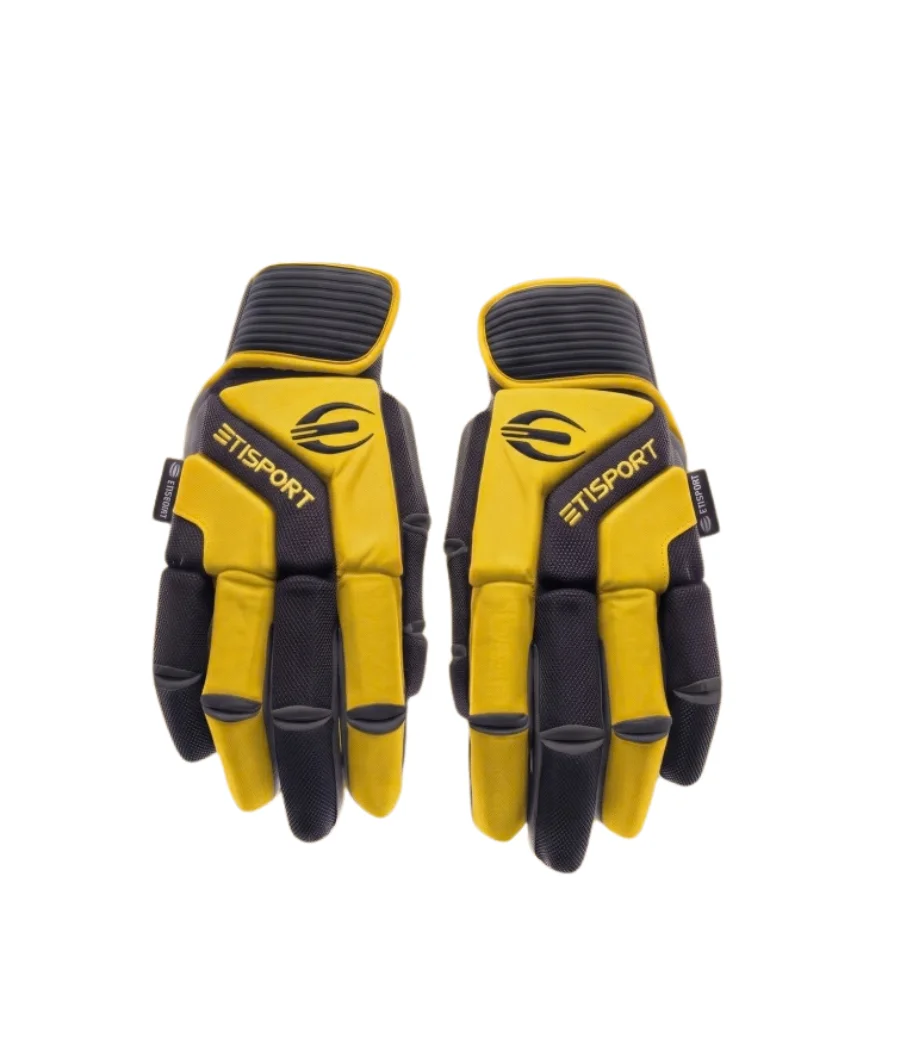 Guants Hoquei Patins Etisport MAX Talla XS Color Groc