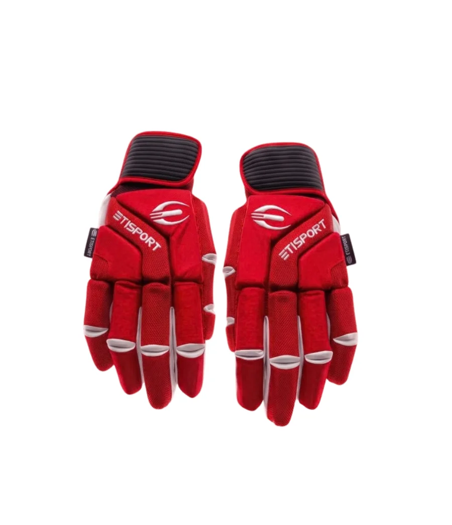 Guantes Hockey Patines Etisport MAX Talla XS Color Rojo