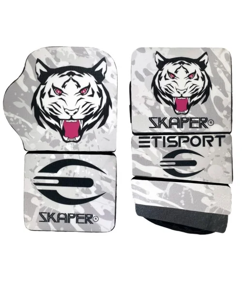 Guantes Portero Skaper Blanco Tigre Modelo Profesional – Senior