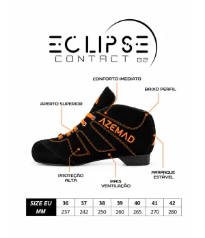 Botas Azemad Eclipse Contact G2 Bordado Amarillo. Tallas 36 a 42