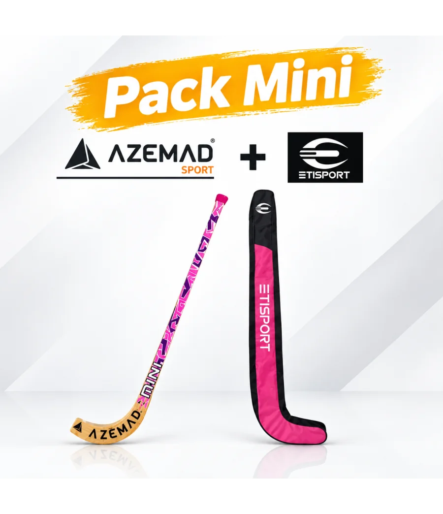 Pack Iniciació Azemad Mini Rosa + bossa Etisport: 1 stick + 1 bossa portasticks