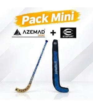 Pack Iniciació Azemad Mini Blau + bossa Etisport: 1 stick + 1 bossa portasticks