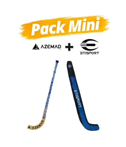 Pack Iniciación Azemad Mini Azul + bolsa Etisport: 1 stick + 1 bolsa portasticks