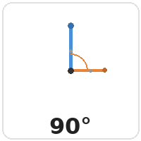 Tradicional, curva de 90º